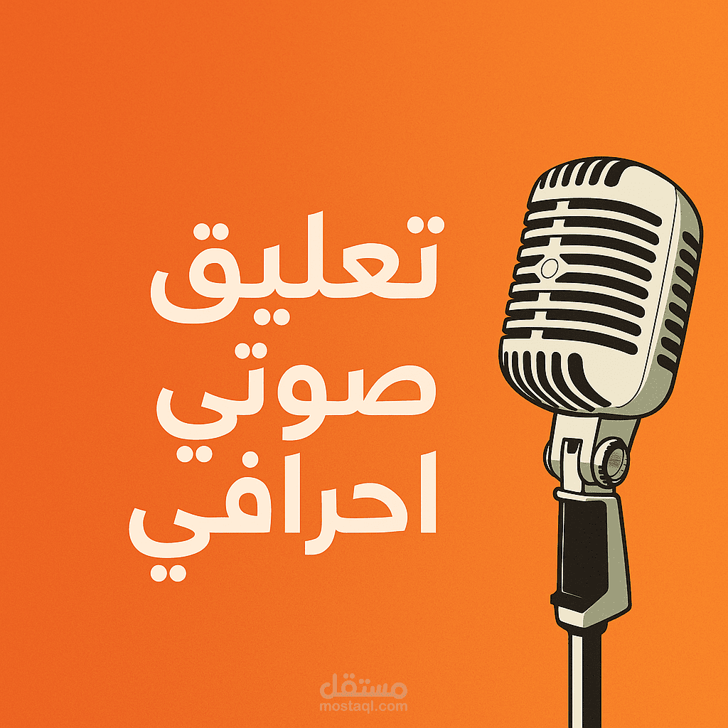 سجّل لك تعليقًا صوتيًا احترافيًا للفيديوهات التعليمية والتدريبية