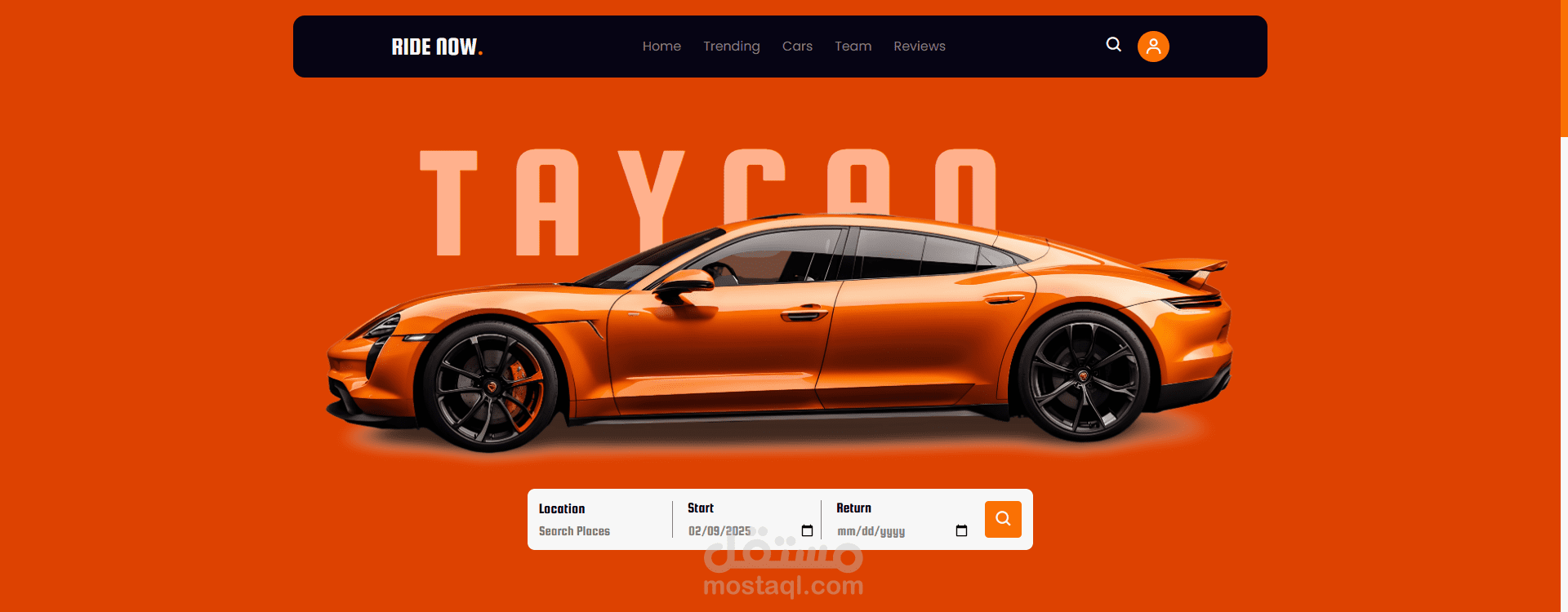 Car Rental Website
