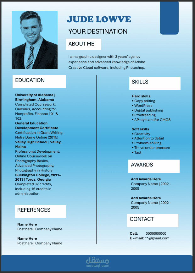 CV in Microsoft Word