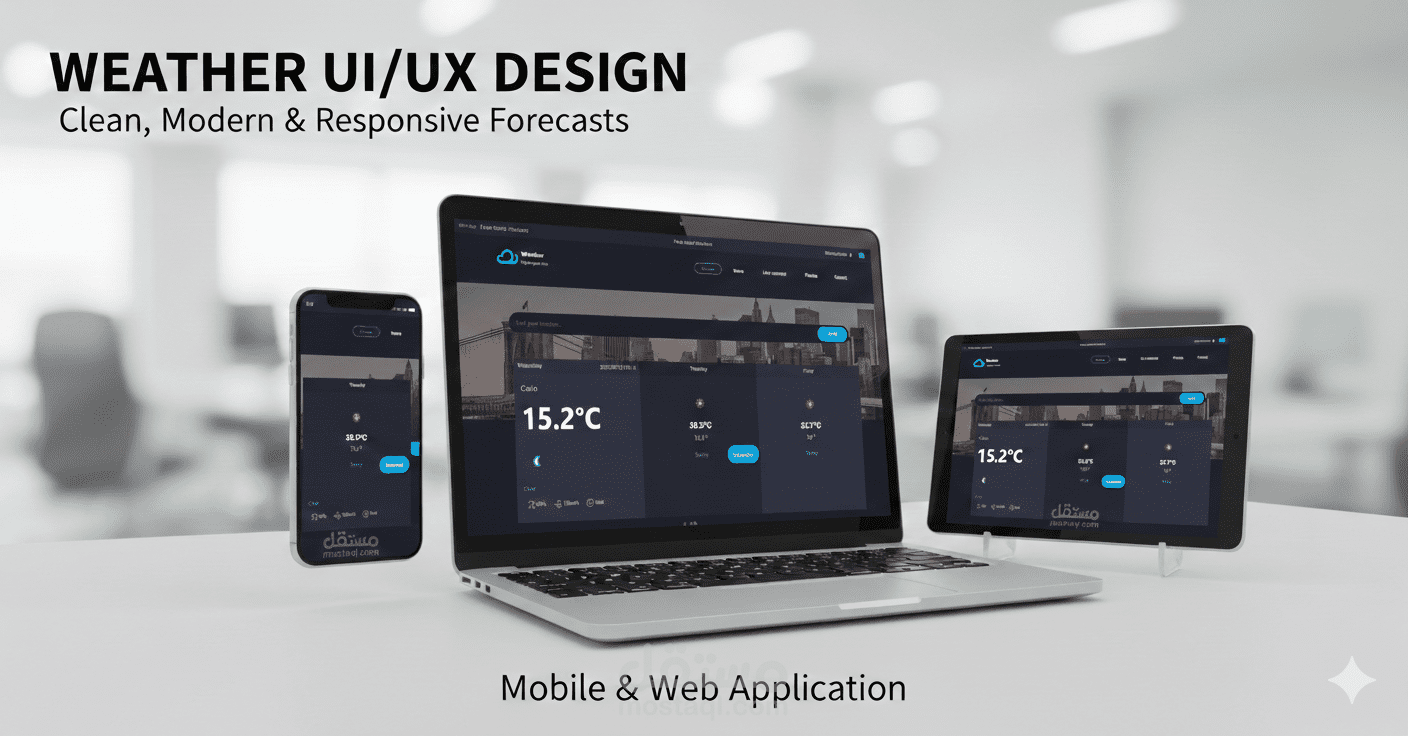 موقع توقعات الطقس (Weather Forecast Website)