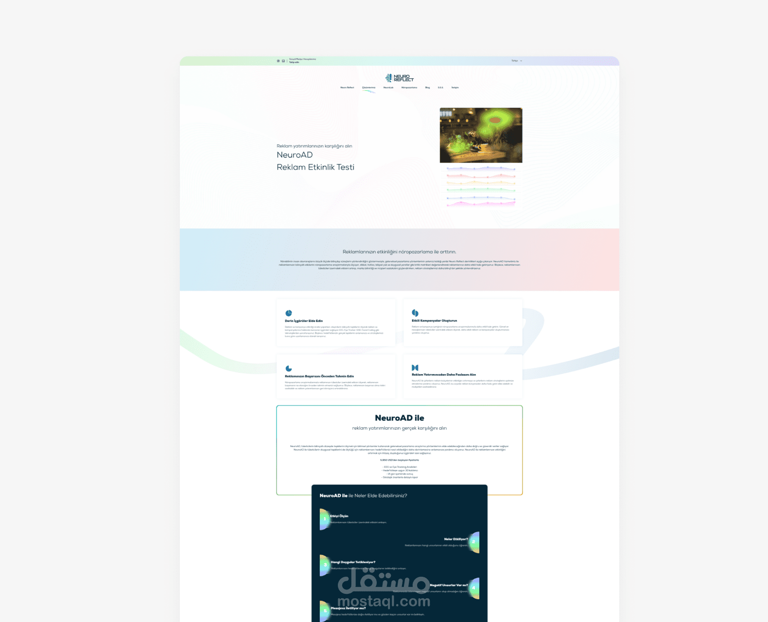 Neuro Reflect – تطوير موقع
