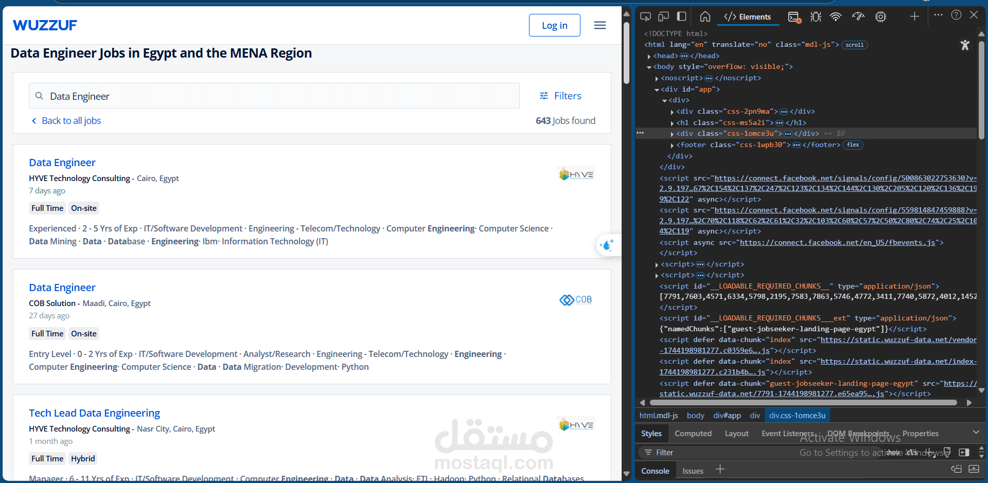 Wuzzuf Web Scraping