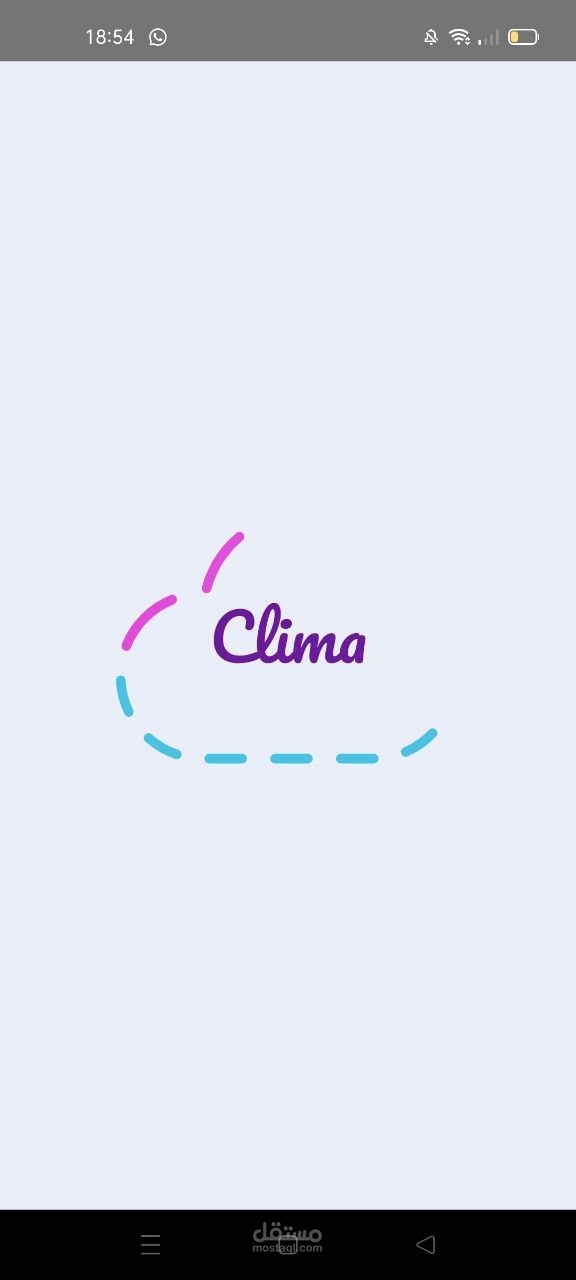 Clima(Weather application)