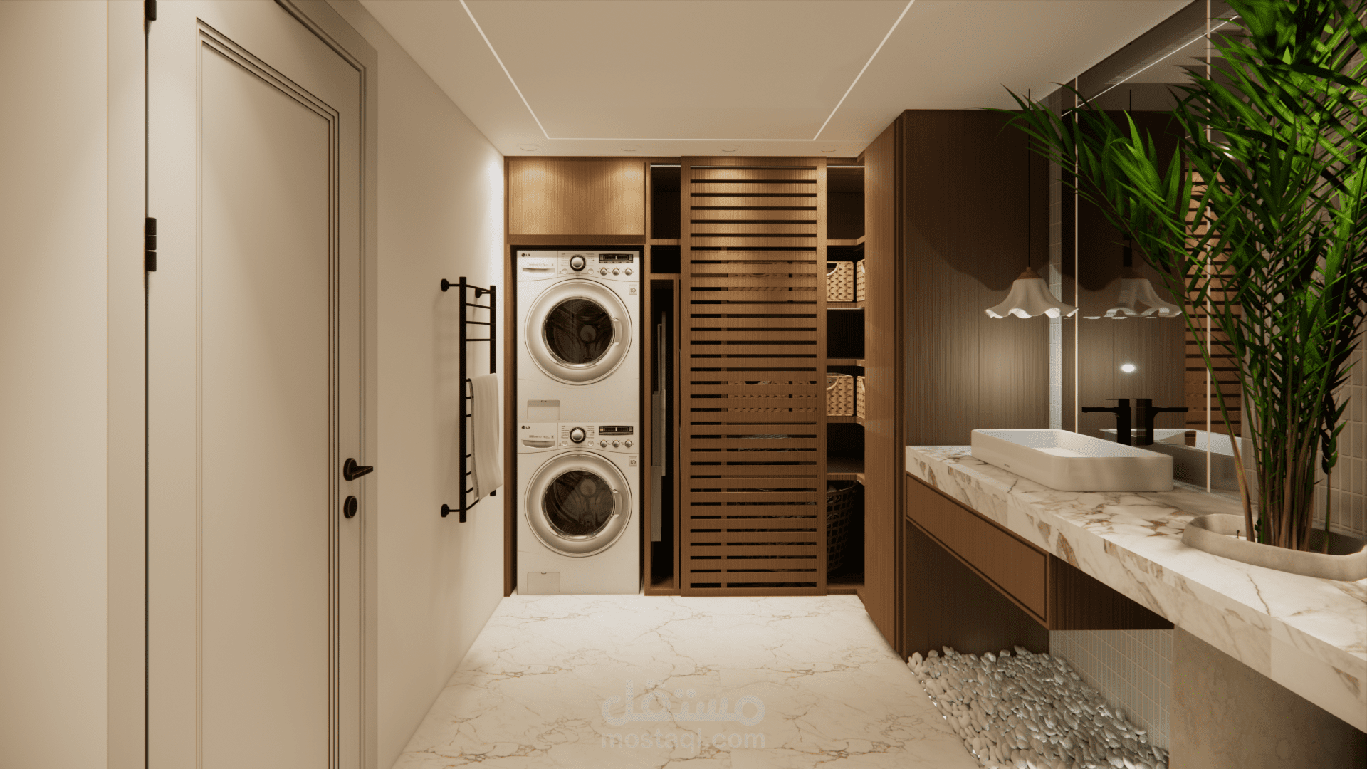 تصميم غرفة غسيل
