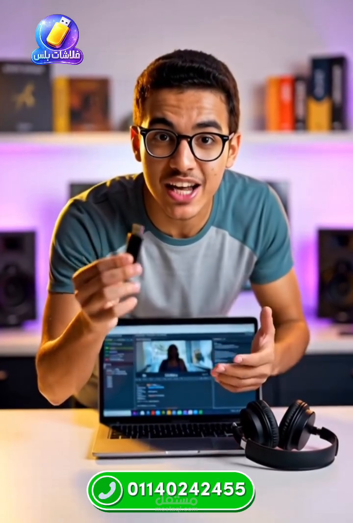 فيديو ريلز إعلاني لمتجر فلاشات بلس
