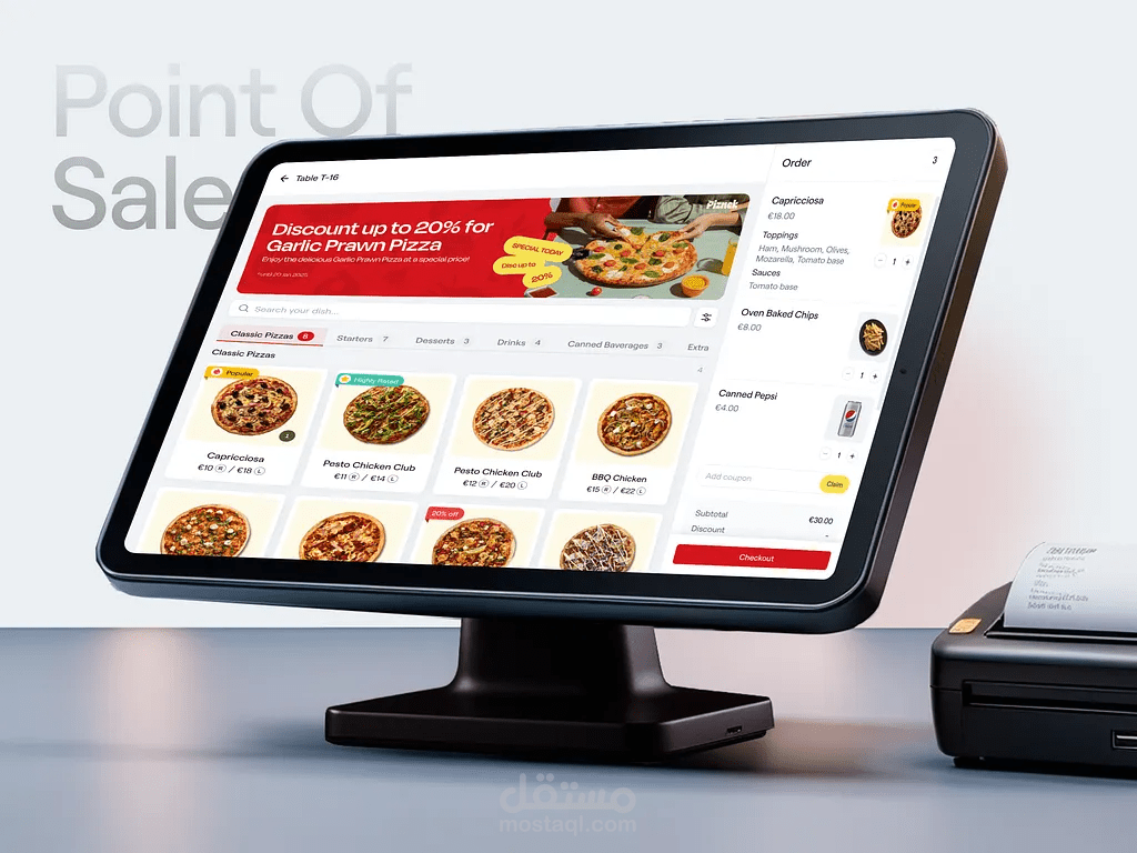 Dashboard Restaurant