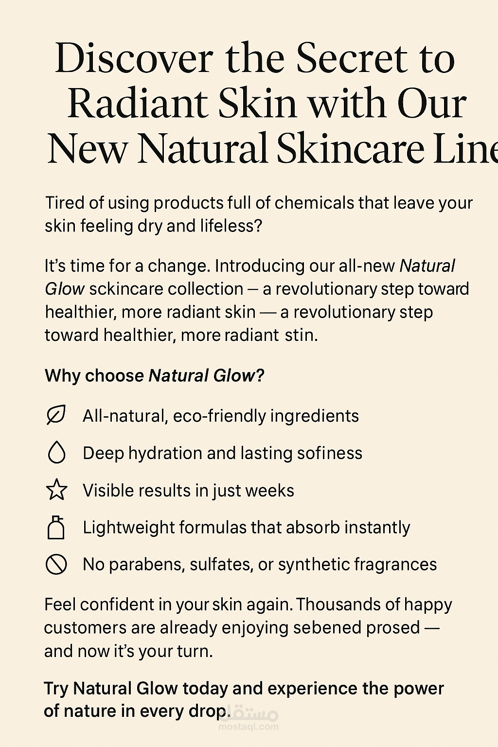 Discover the Secret to Radiant Skin with Our New Natural Skincare Line