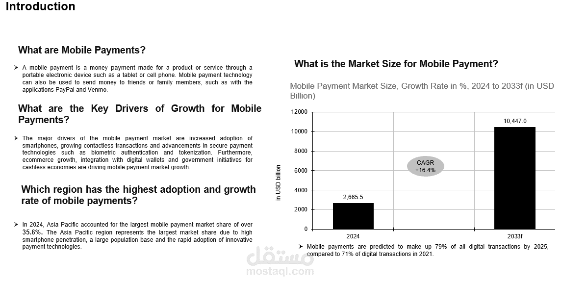 The growth of mobile payments