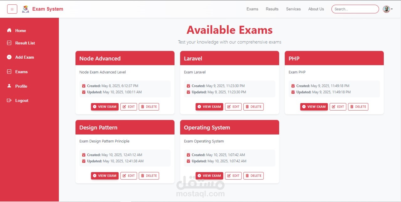 Exam System