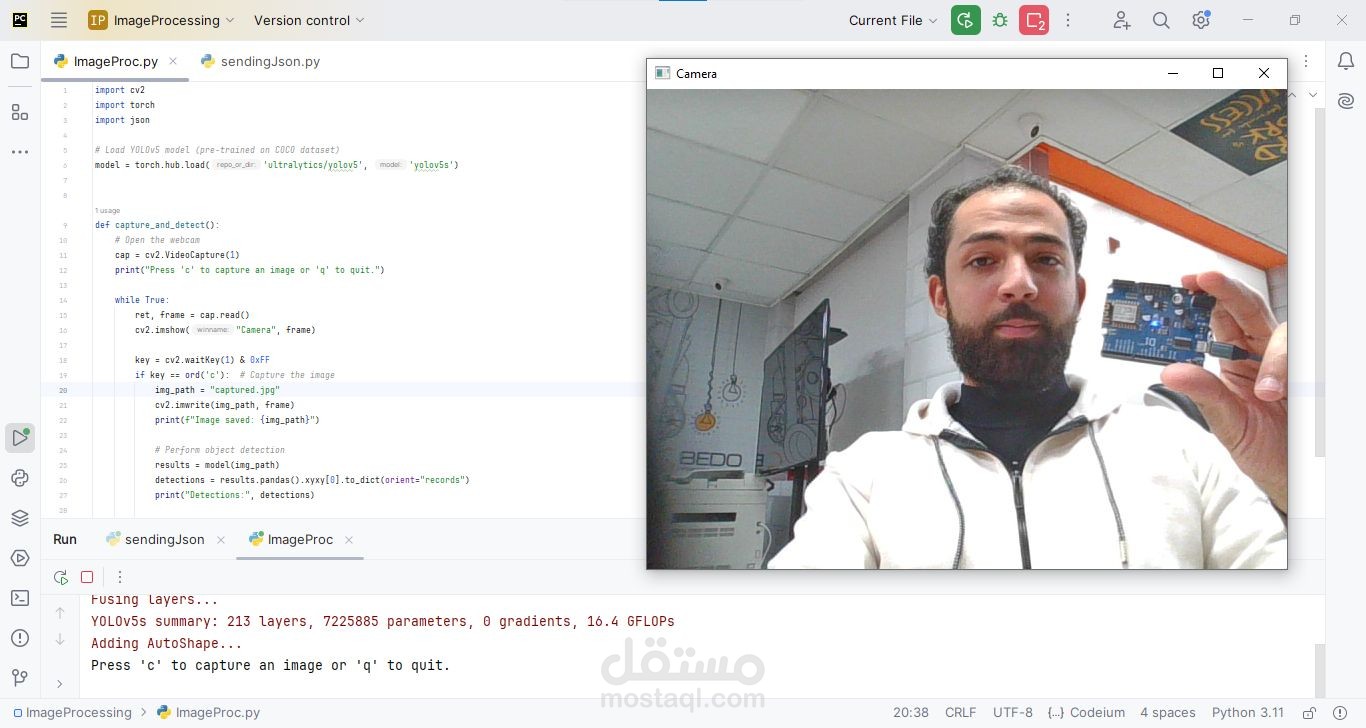 IoT-Based Object Recognition with ESP8266 and Flask