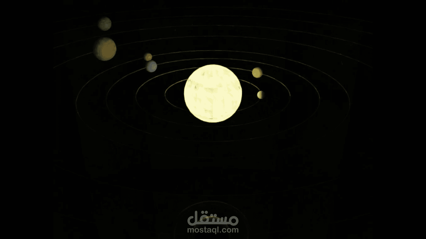 مشهد للمجموع الشمسية