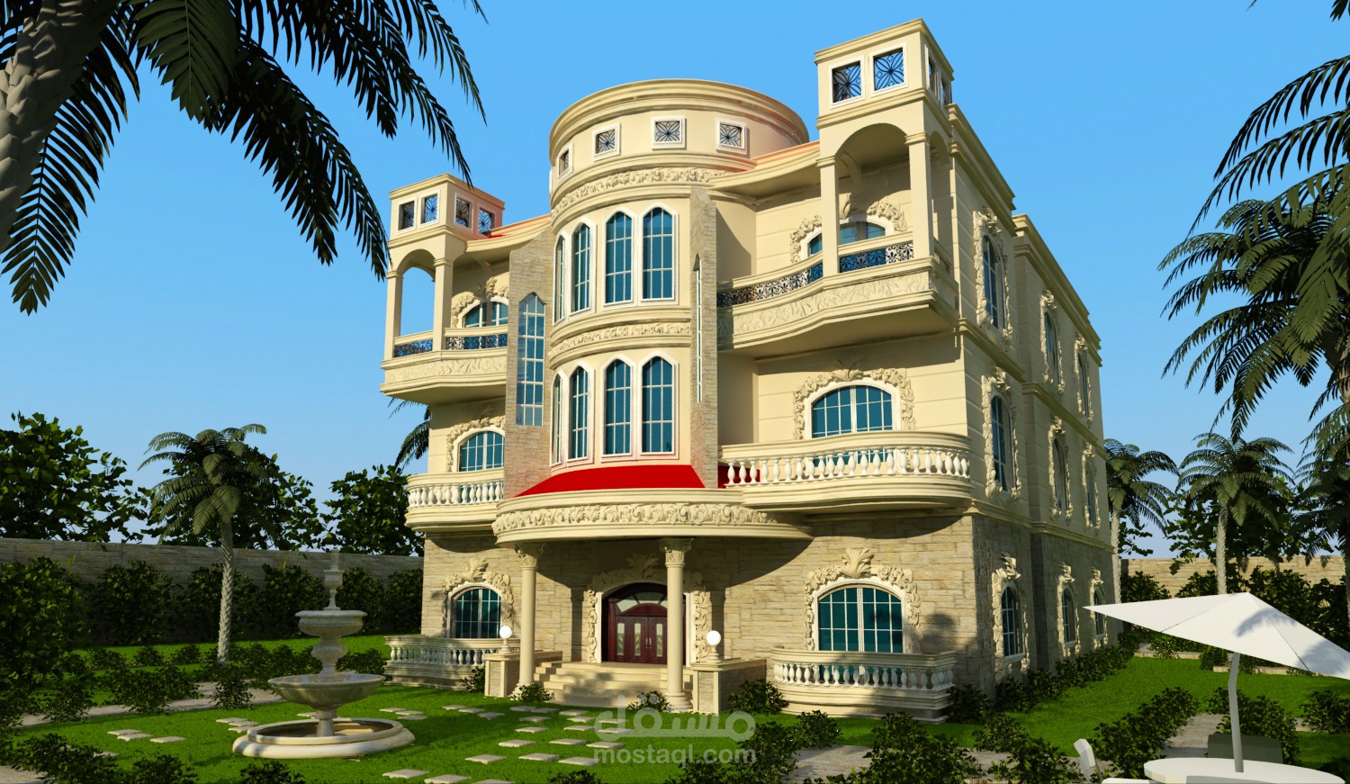 تصميم واجهات فيلات