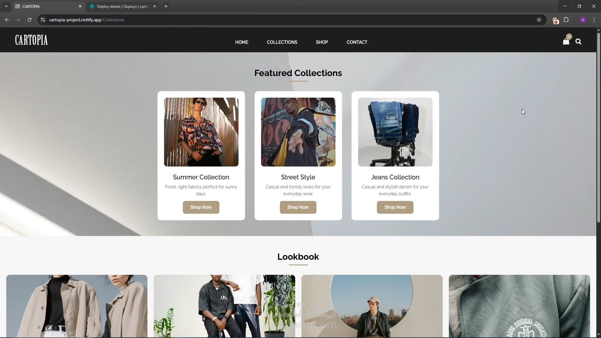 Cartopia – E-Commerce Web Application