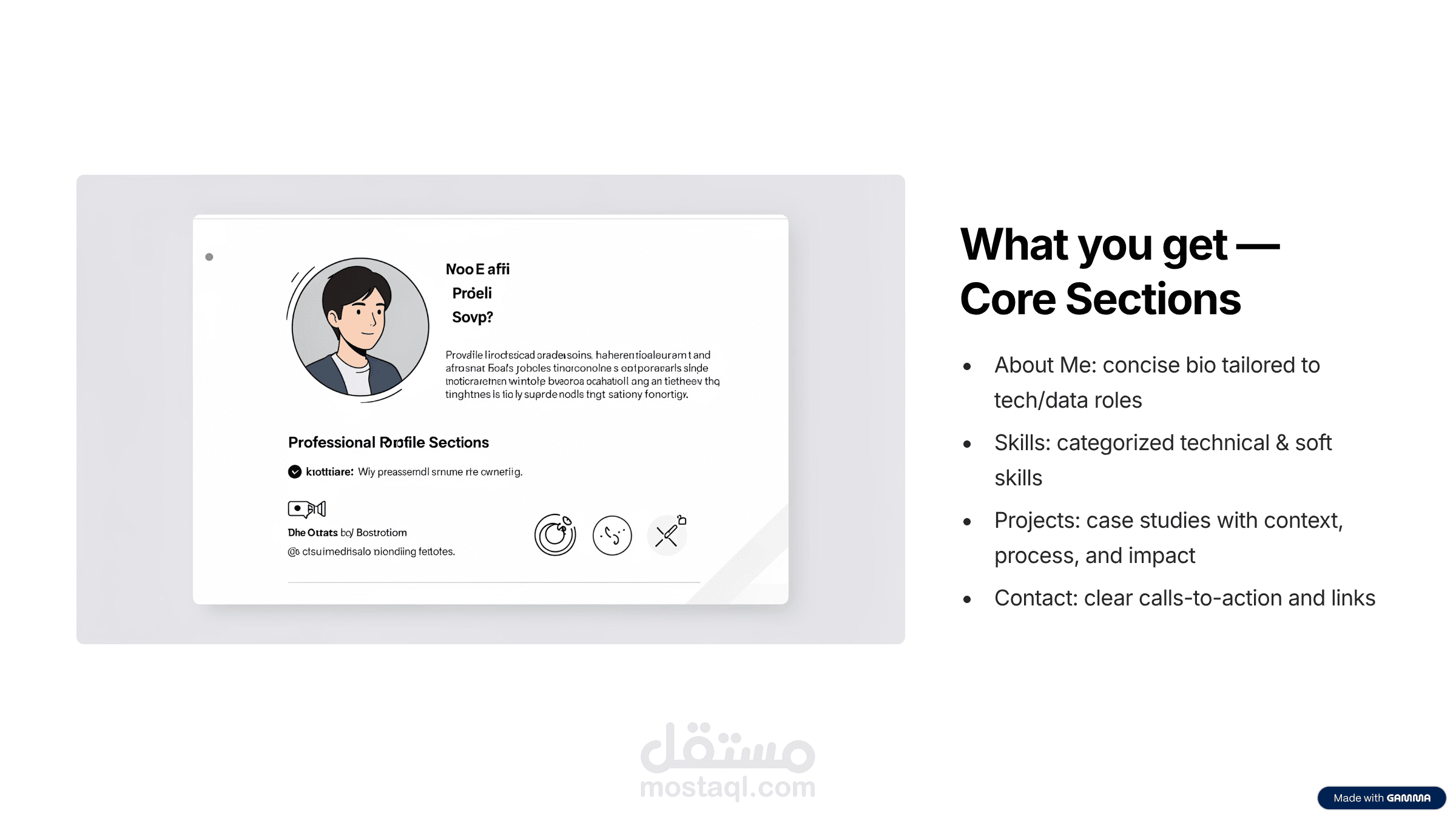 نشاء بورتفوليو احترافي يعرض مهاراتك ويزيد فرص قبولك