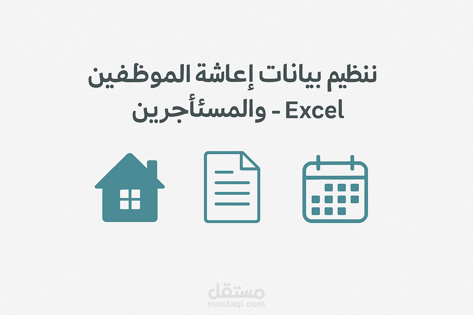 نموذج Excel لتنظيم بيانات إعاشة الموظفين والمستأجرين في مجمعات سكني
