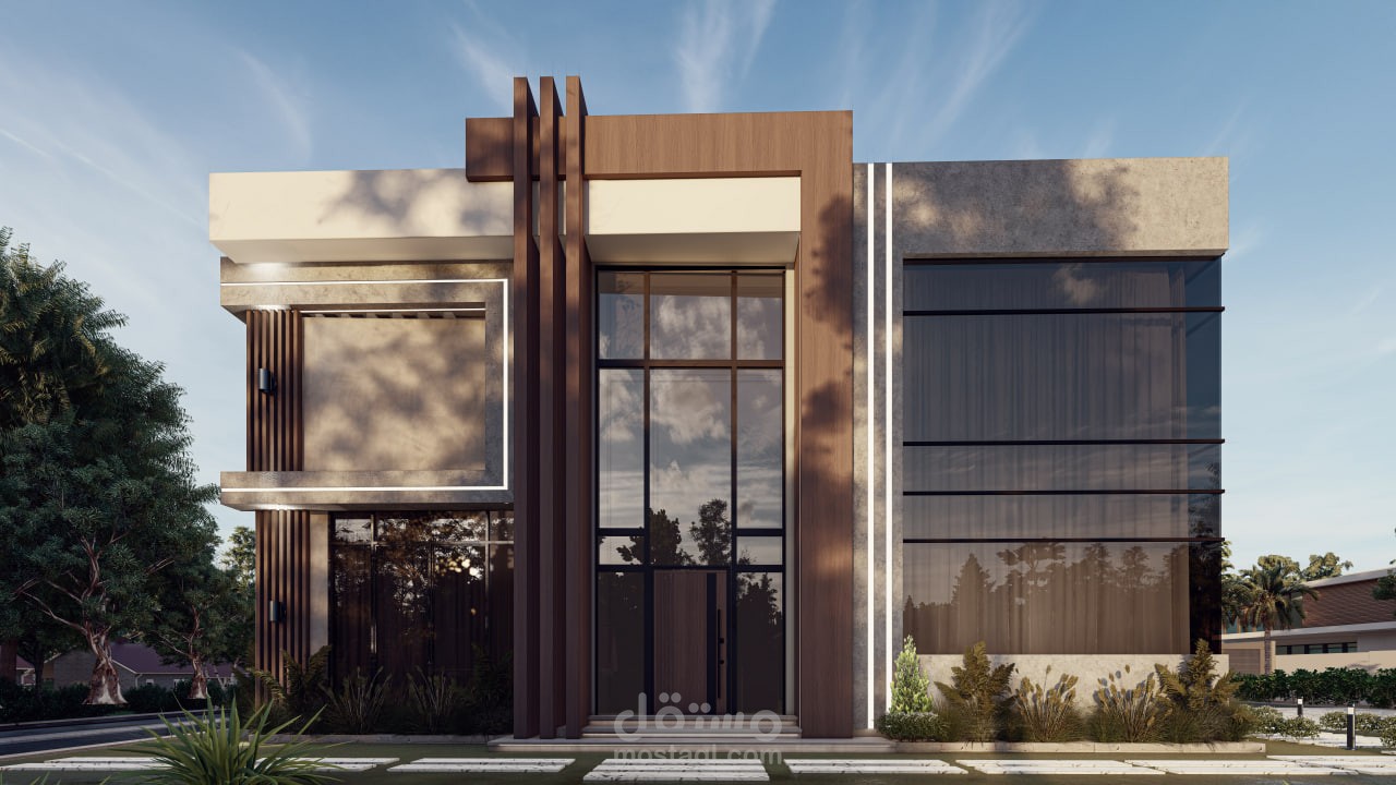 تصميم واجهه حديثة