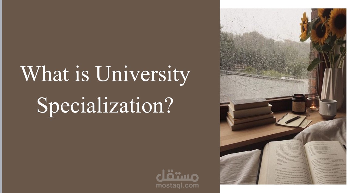 Your university specialization