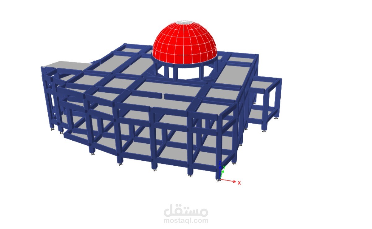 تصميم مسجد طبقاً للكود السعودي