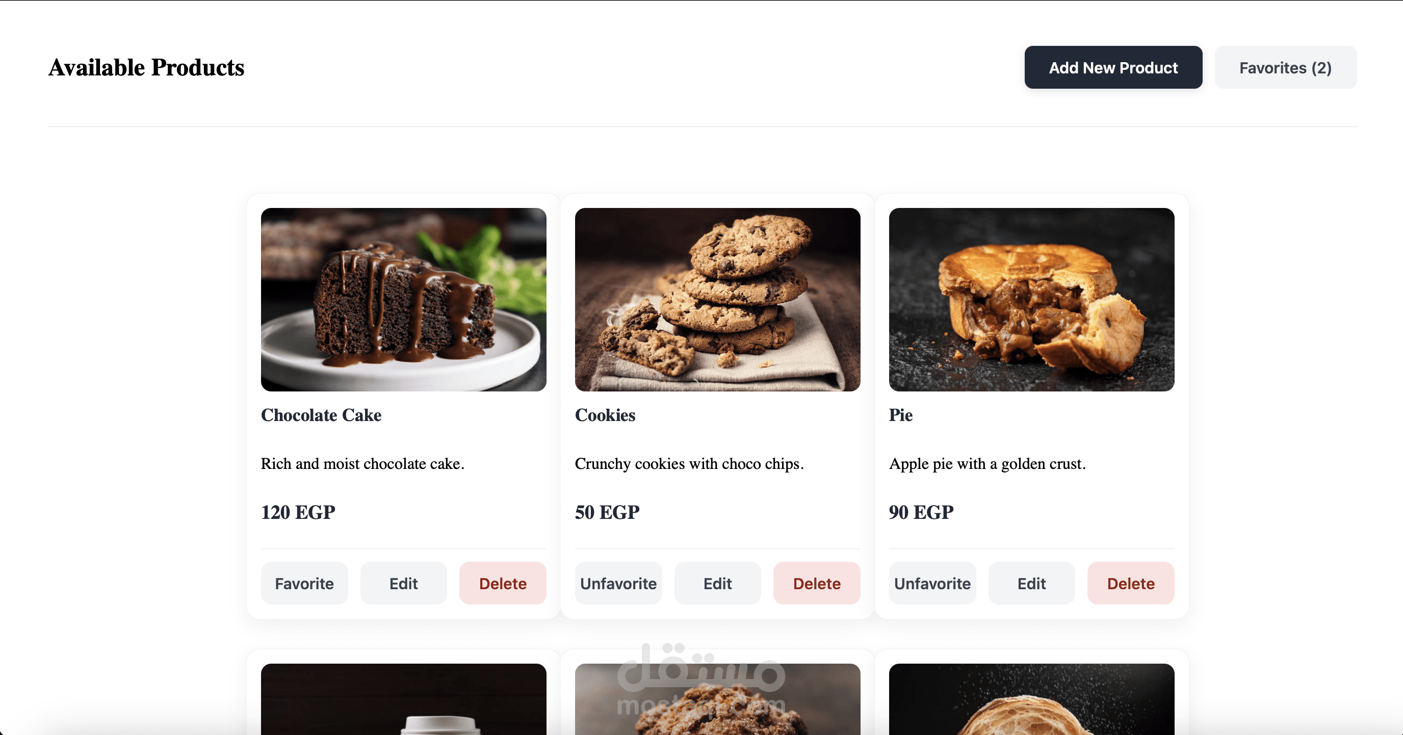 Angular Single Page Application – Favorite List & Add Product
