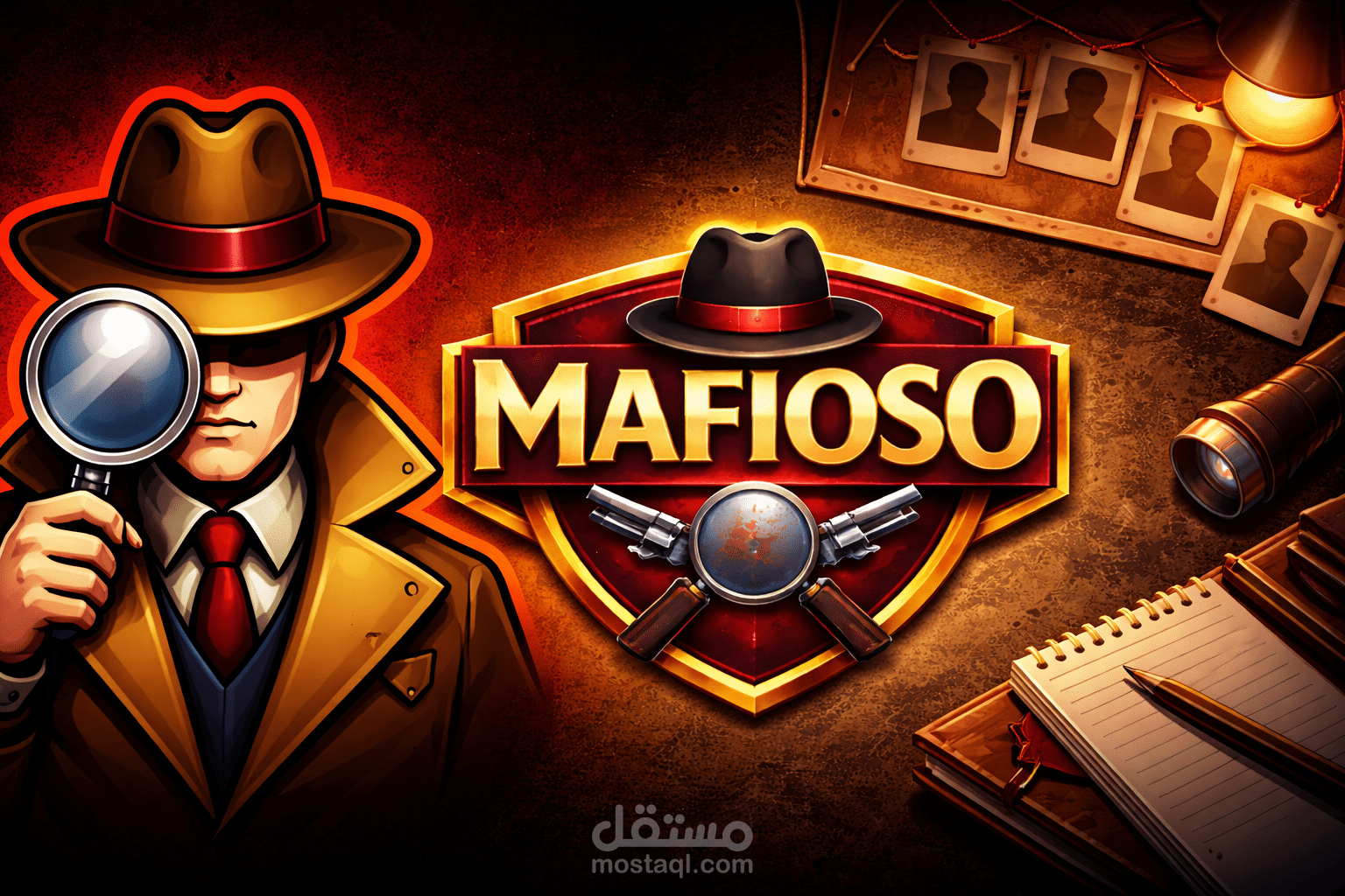 تطبيق لعبة Mafioso متعدد اللاعبين مع ذكاء اصطناعي Gemini