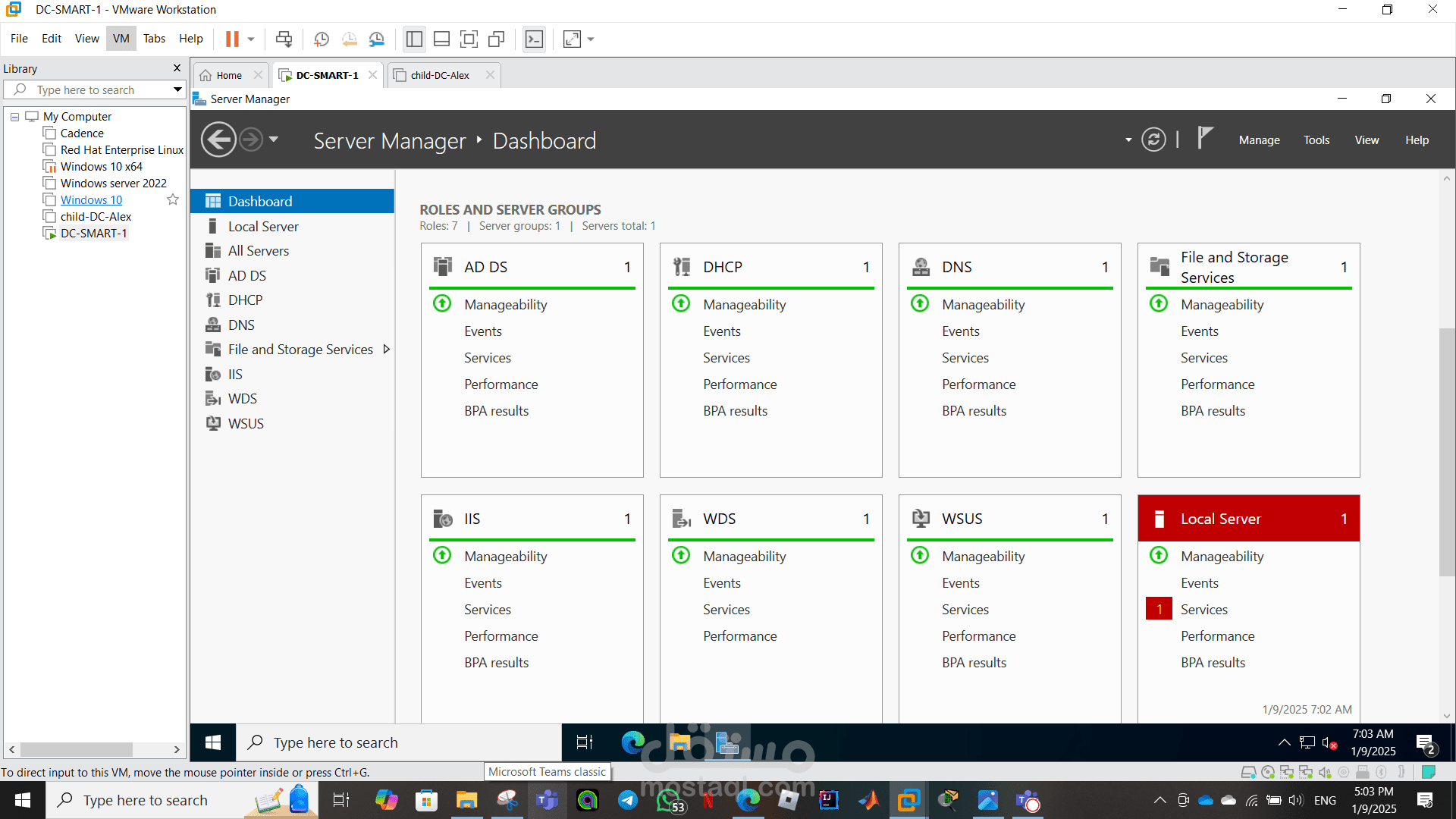 ITI branches simulator. (Windows Server-MCSA)