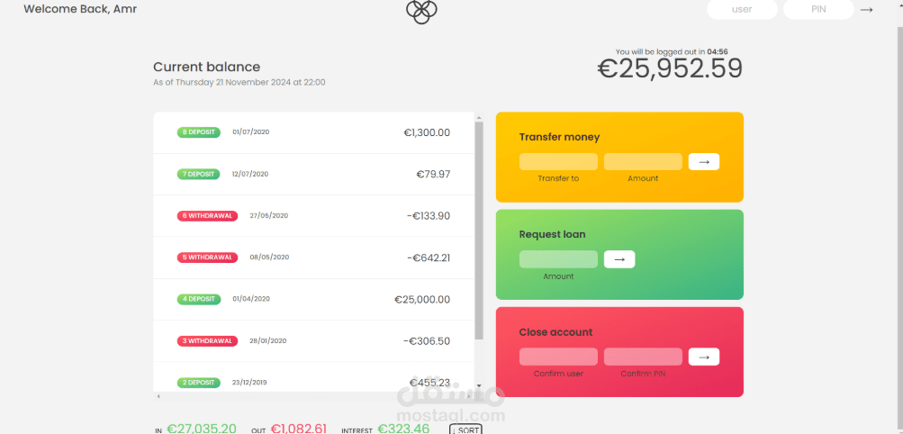 Bankist Application