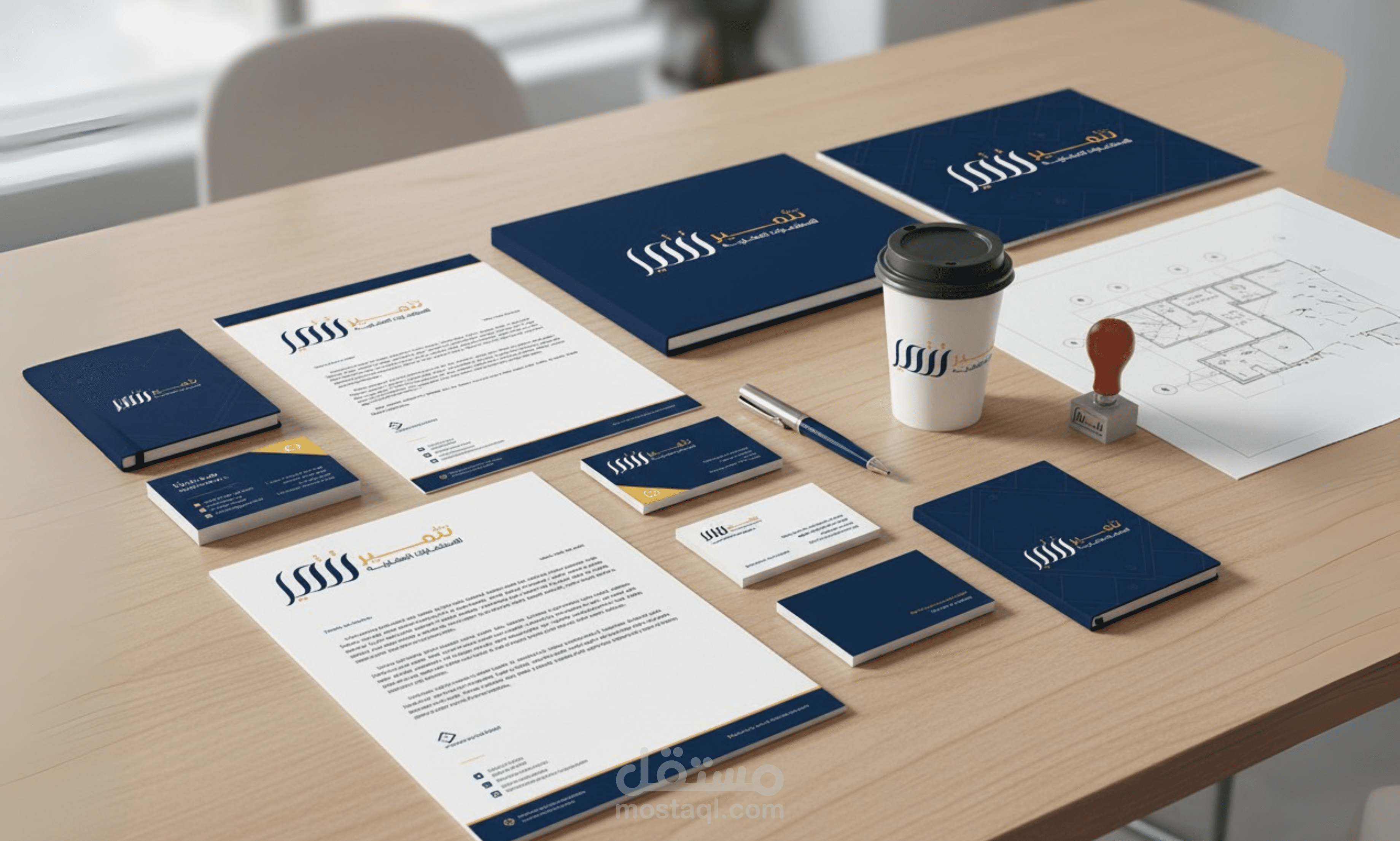 تصميم هوية بصرية لشركة تثمير العقارية