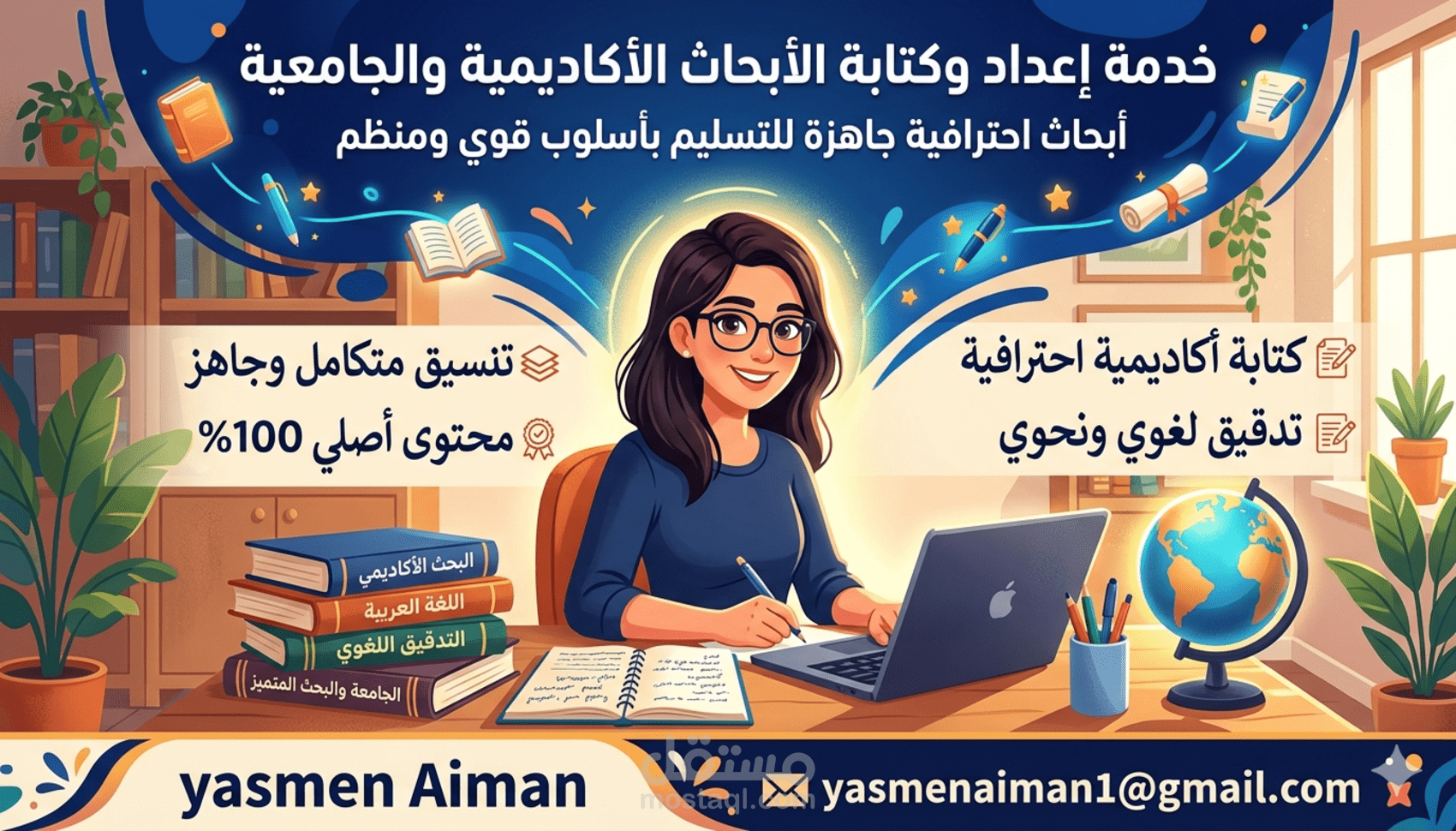 إعداد بحث أكاديمي منسق وفق المعايير العلمية