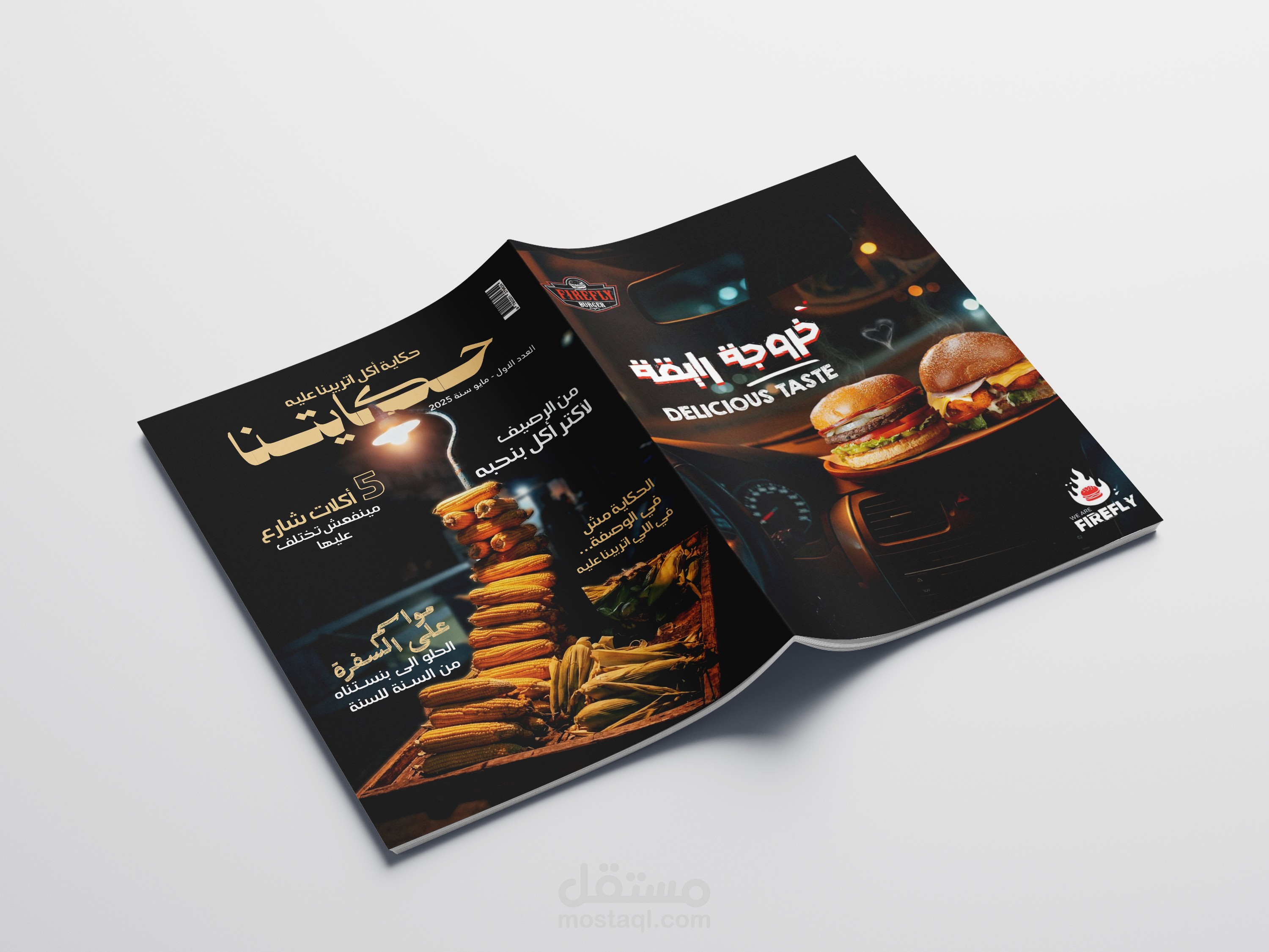 مشروع تصميم مجلة : "حكايتنا"