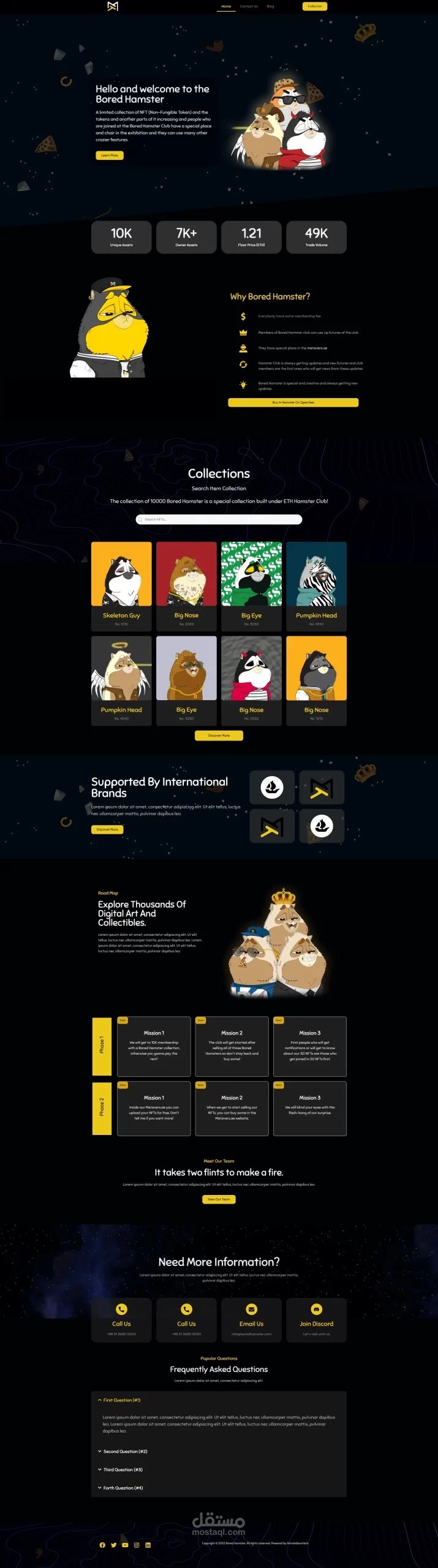 Bored Hamster NFT Collection