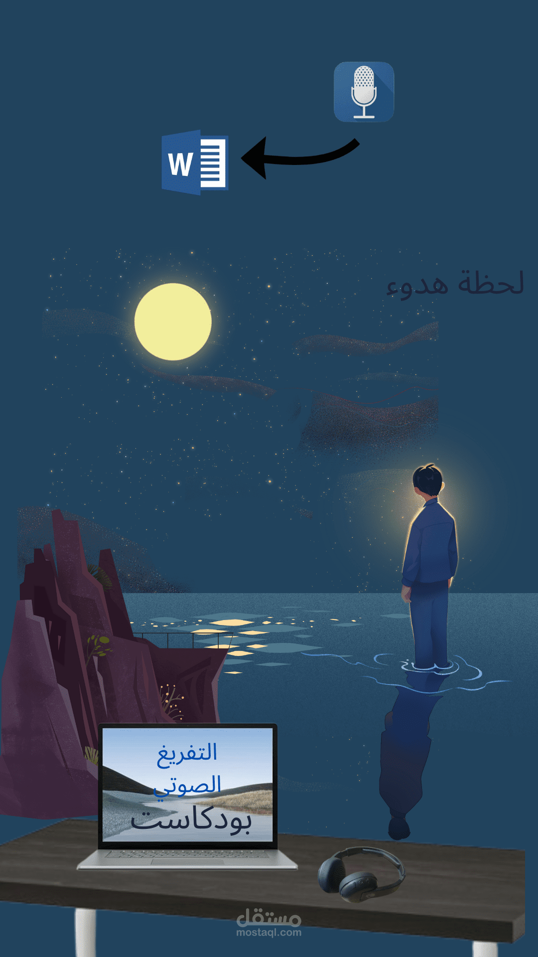 تفريغ صوتي: بودكاست "لحظة هدوء"