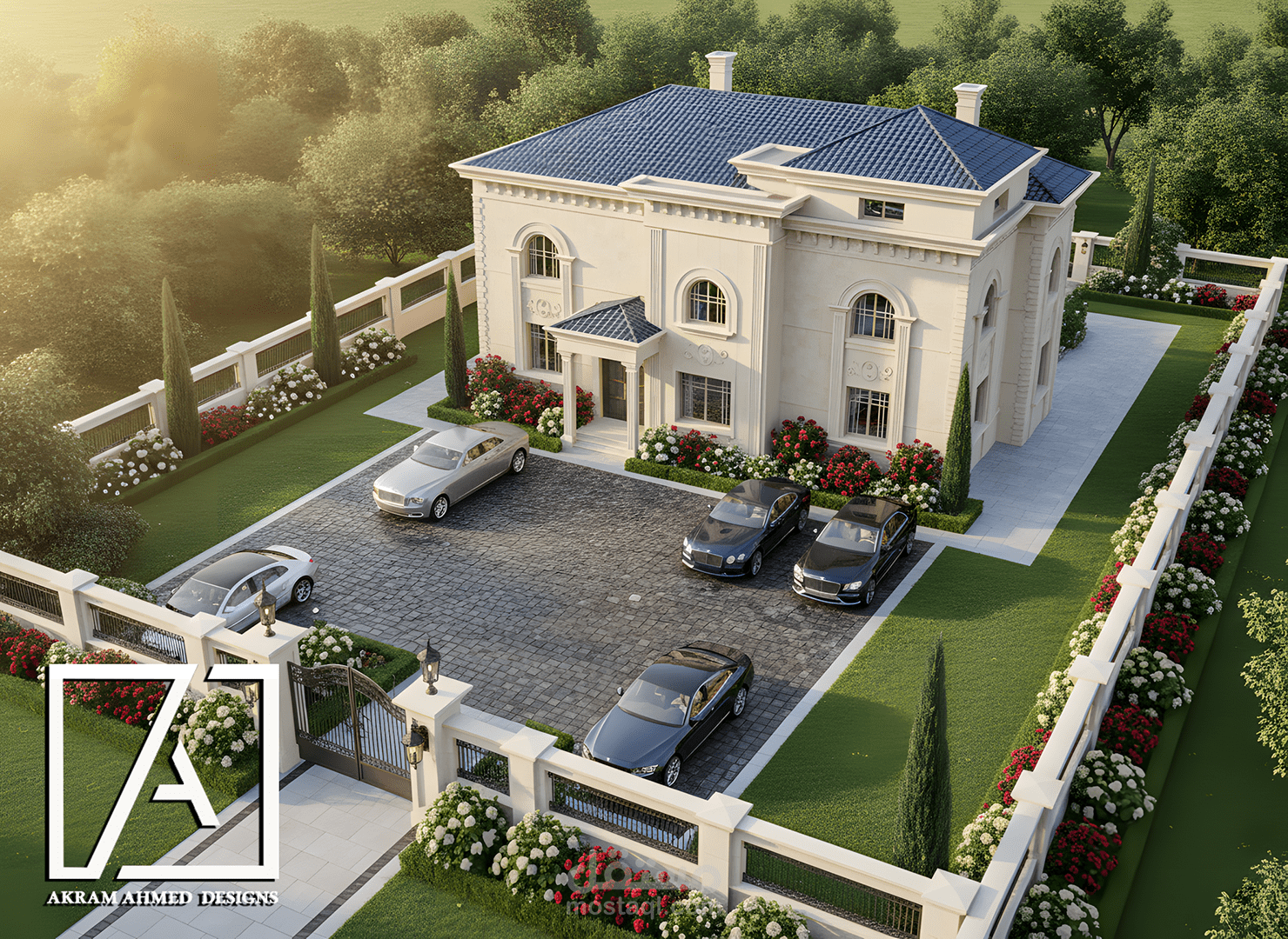 تصميم فيلا  سكنية كلاسيك