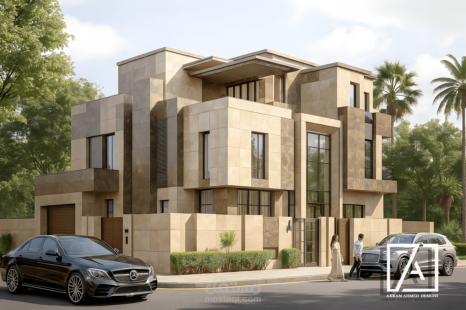 تصميم فيلا مودرن