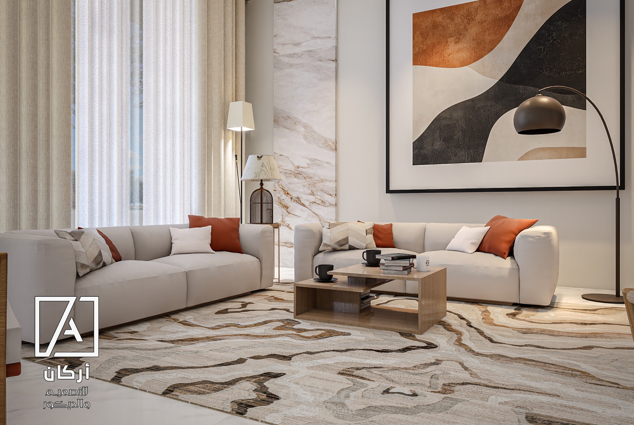 تصميم فيلا عصرية متكاملة – واجهات خارجية وديكور داخلي (Modern Villa Design)