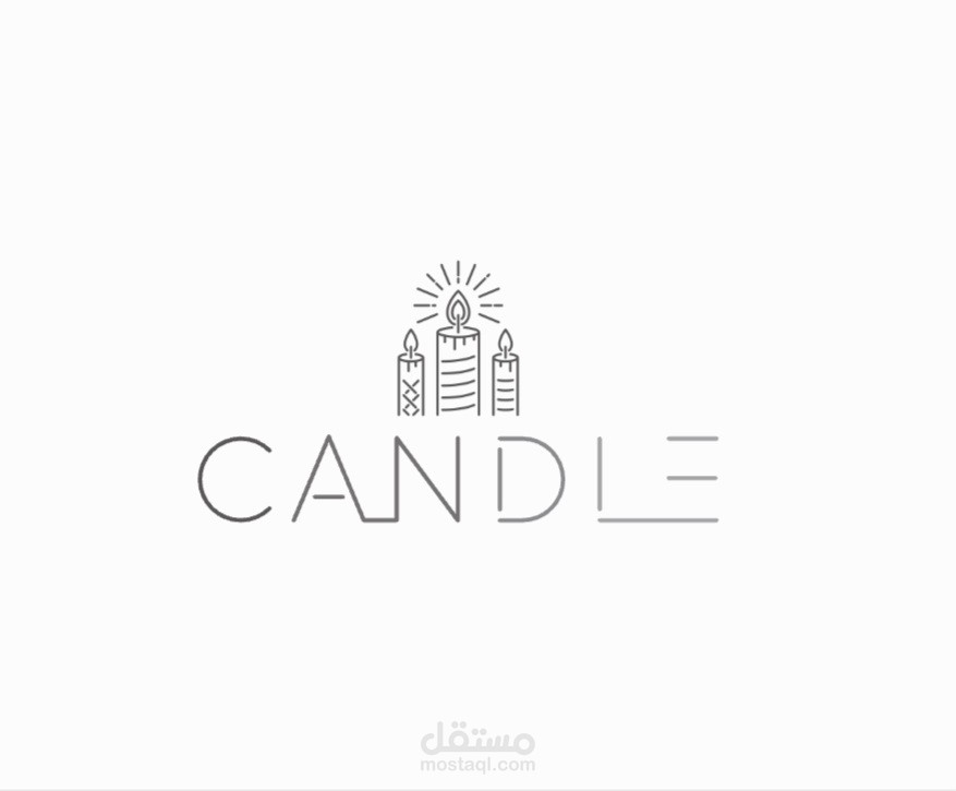 لوجو لبراند candles