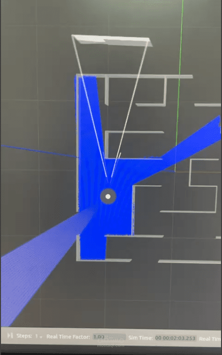 روبوت استكشاف متاهة باستخدام LIDAR وROS 2