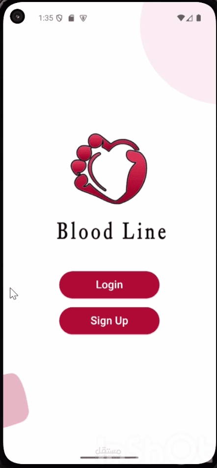 تطبيق التبرع بالدم – Flutter | مشروع فعلي مكتمل