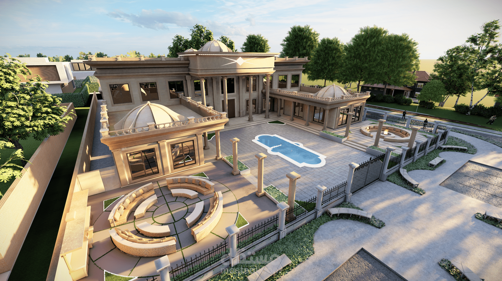 تصميم فيلا نيو كلاسيك