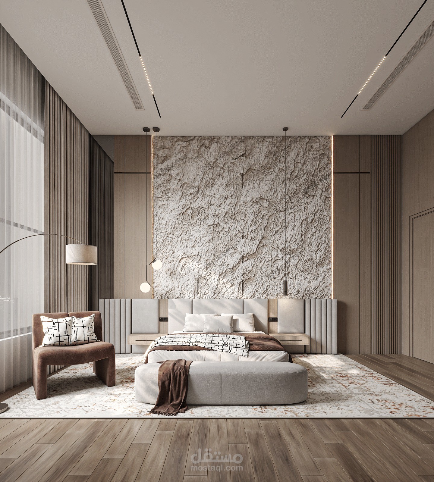 تصميم غرفه نوم ماستر