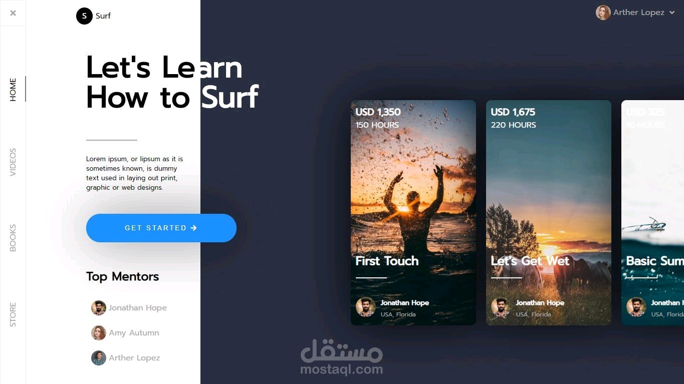 Surf website