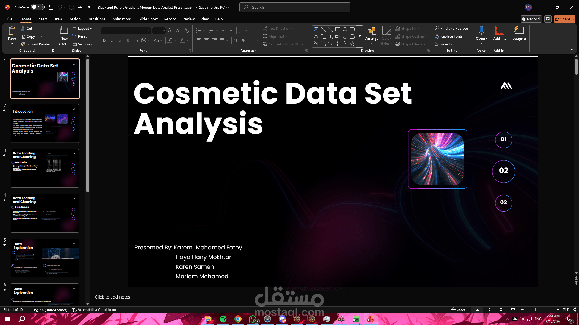 Data cleaning ,entry,manipulation ,visualisations   For A cosmetic dataset