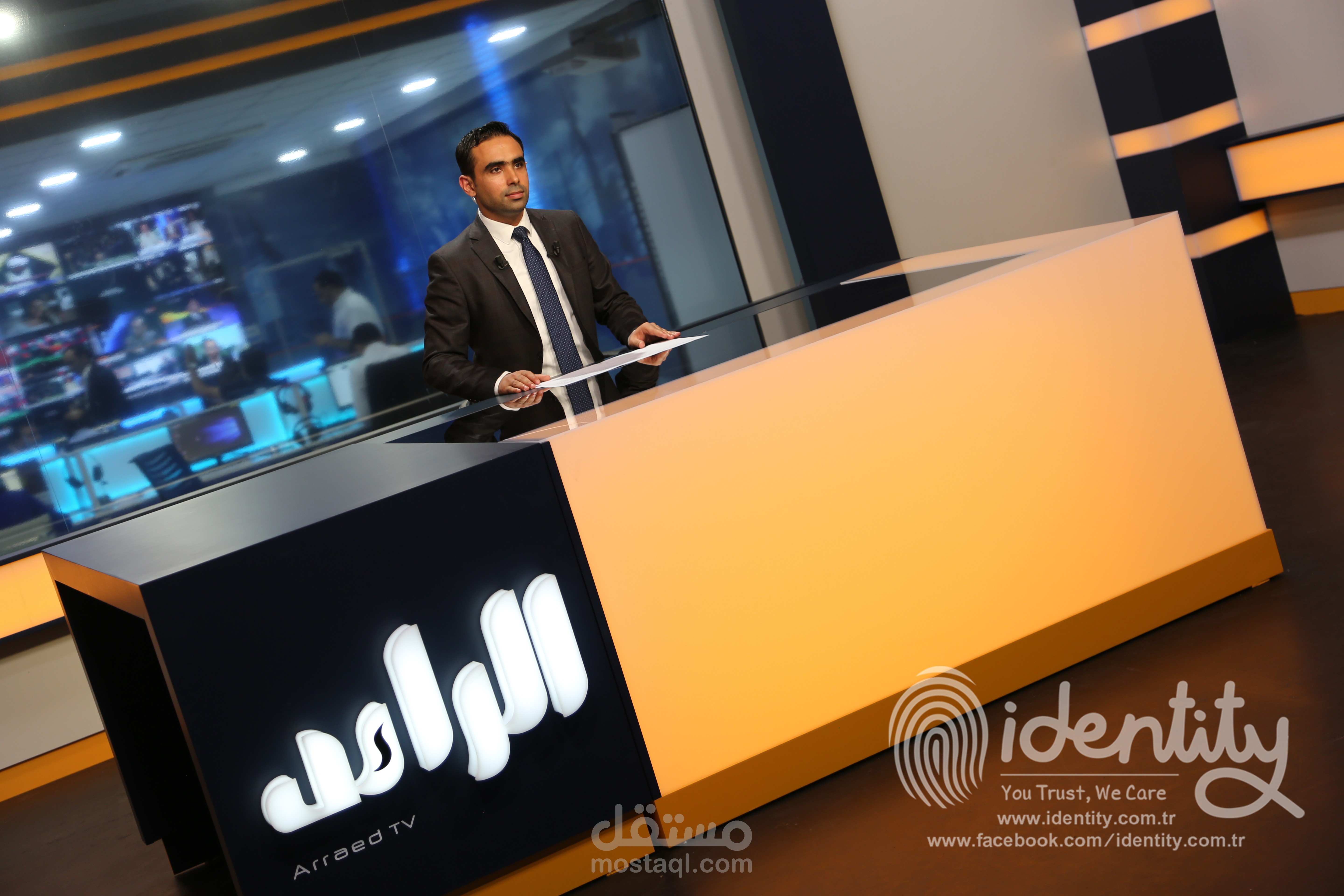 تصميم وتنفيذ ثلاثة إستديوهات لصالح قناة الرائد الإخبارية إسطنبول