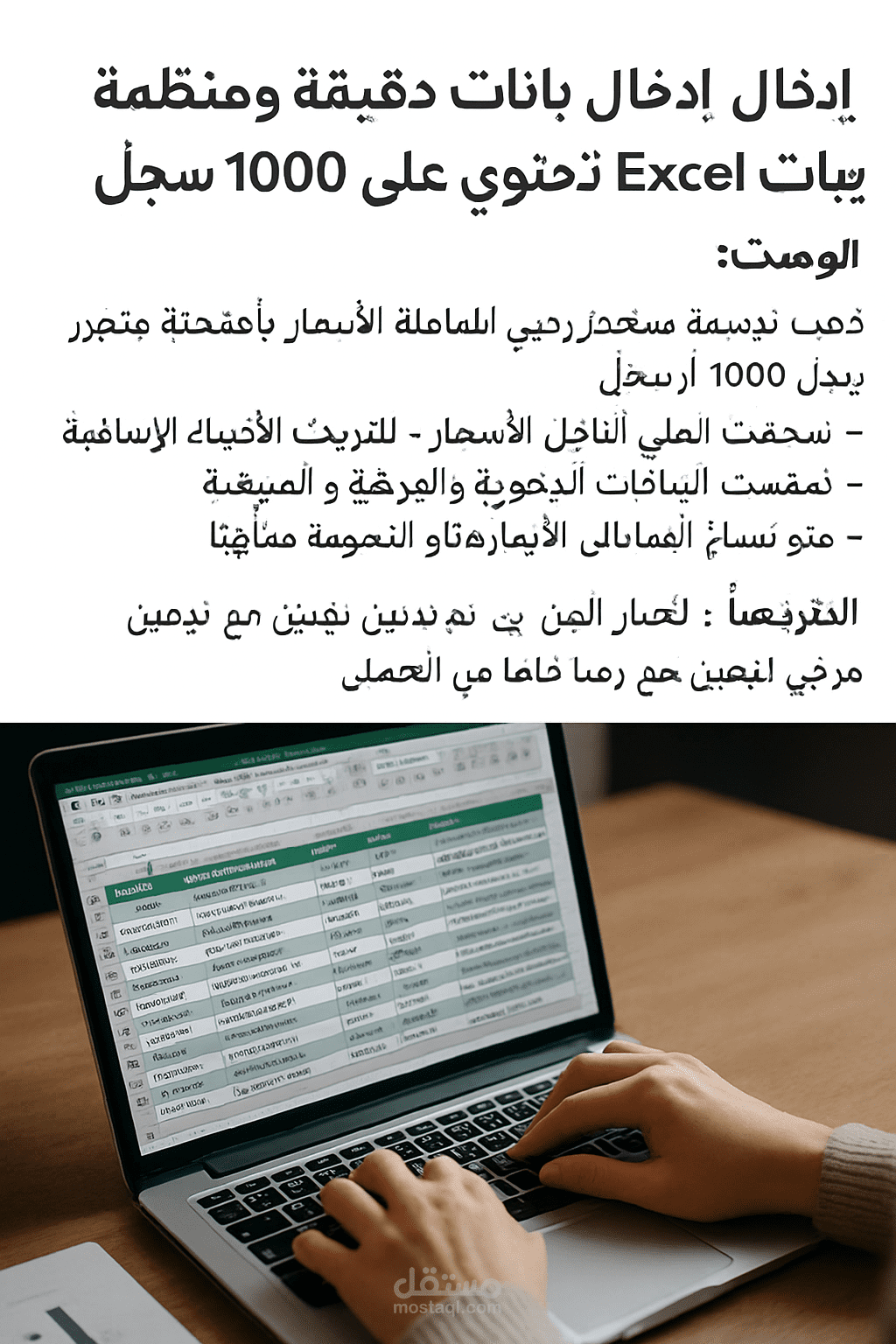 ادخال بيانات