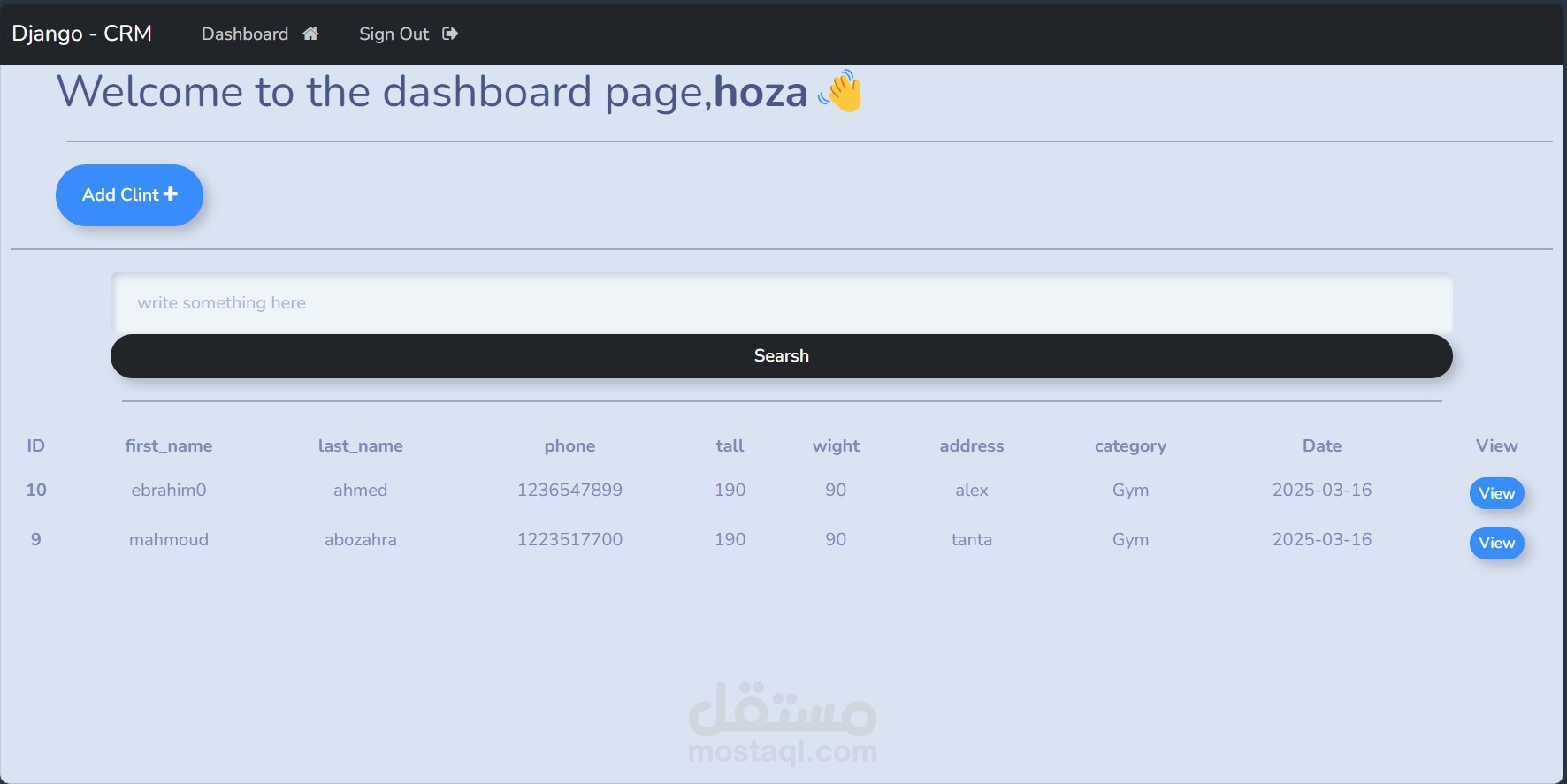 CRM Management System