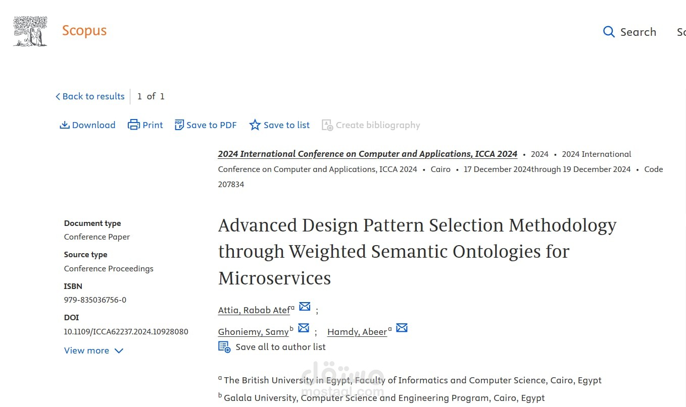 Research Paper: Advanced Design Pattern Selection Methodology through Weighted Semantic Ontologies for Microservices