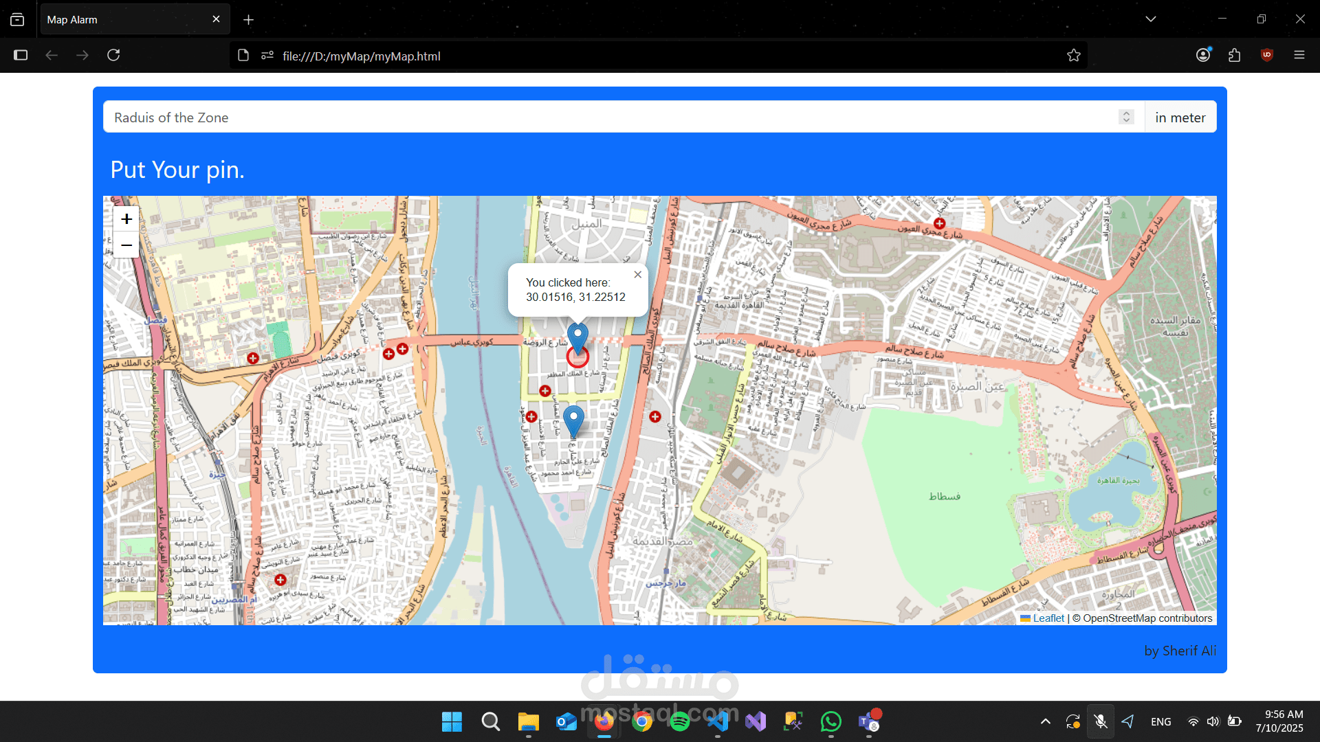 alarm by location app