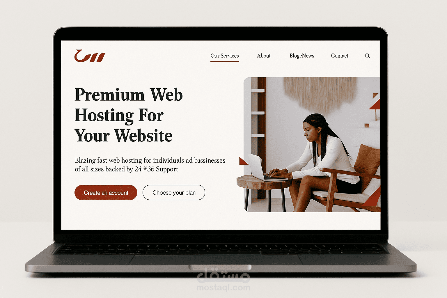 موقع يقدم خدمات الاستضافة المميزة (Premium Web Hosting)