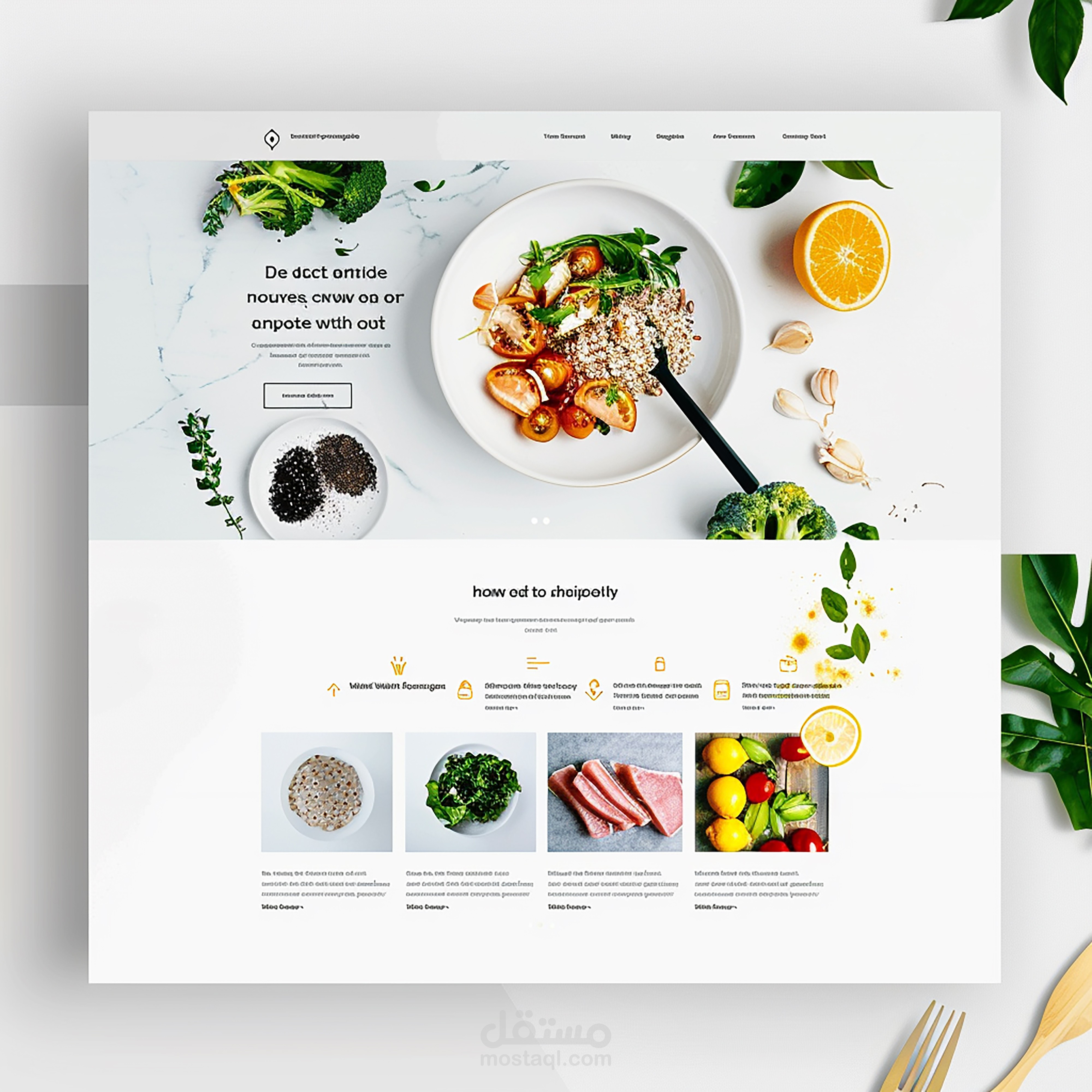 Landing Page بتصميم عصري وتجربة مستخدم سلسة