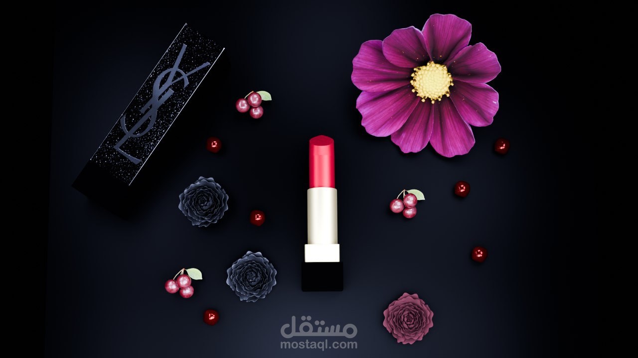 Lipstick modeling