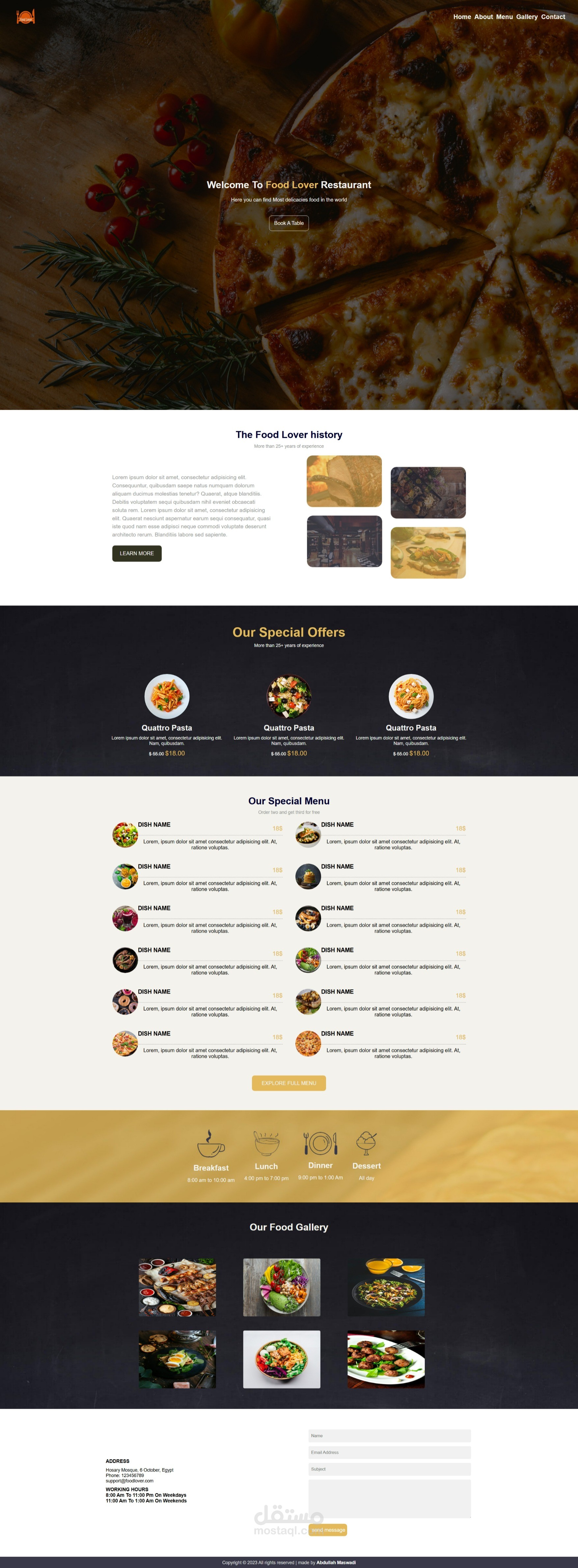 Restaurant Food